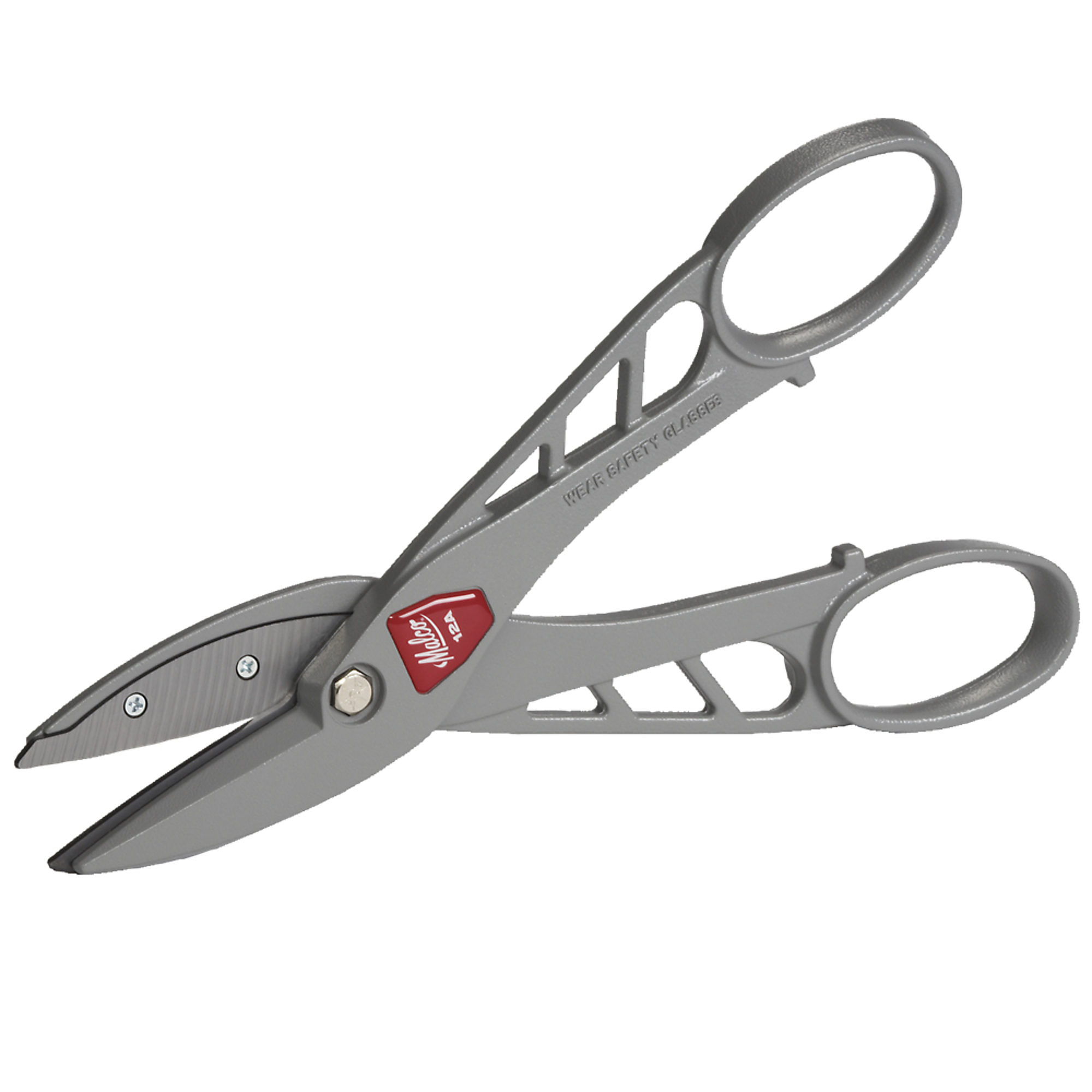 Malco, 12in. Combination Cut Aluminum Snip, Blade Size 3 in, Tool Length 12 in, Model# M12A